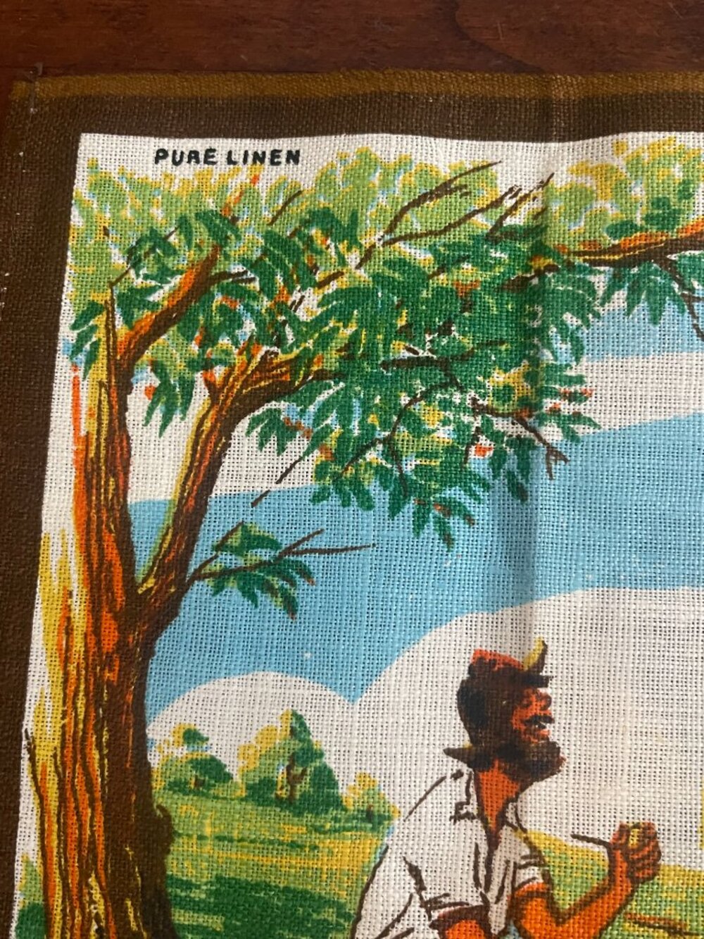 Vintage Heil Waltzing Matilda Pure Linen Australian Tea Towel - Picture 2 of 12